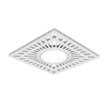 Светильник точечный встраиваемый Backlight BL127 Квадрат. Белый, Gu5.3, 3W, LED 3000K | BL127 | Gauss