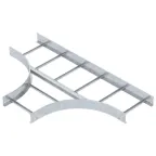 Т-образная секция лестничного лотка 110х400 мм R-500 мм
