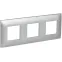 SKANDY Рамка 3-местная SK-F03S серебряный IEK