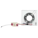 Светильник встраиваемый со светодиодной подсветкой DK LD50 MR GX53 зеркальный