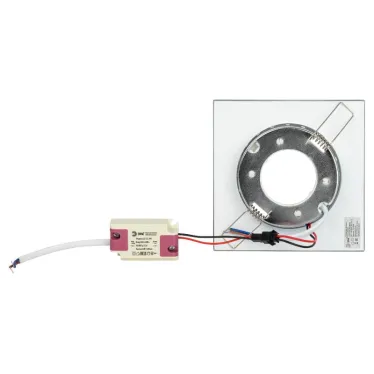 Светильник встраиваемый со светодиодной подсветкой DK LD50 MR GX53 зеркальный