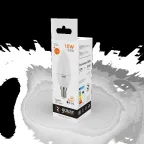 Лампа светодиодная LED 10 Вт 710 лм 3000К свеча теплый E14 AC 220В Elementary Gauss