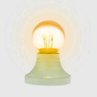 Лампа шар e27 6 LED Ø45мм - желтая, прозрачная колба, эффект лампы накаливания | 405-121 | NEON-NIGHT