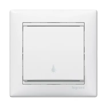 VALENA Рамка 1 пост горизонтальная белая