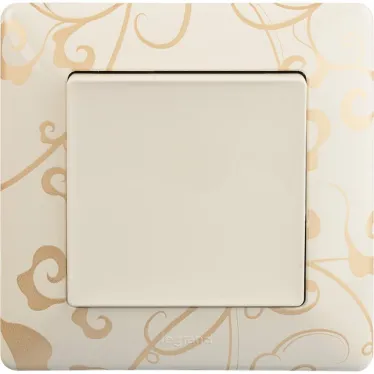 Valena LIFE Выключатель 10АХ 250В с лицевой панелью Безвинтовые зажимы Слоновая кость