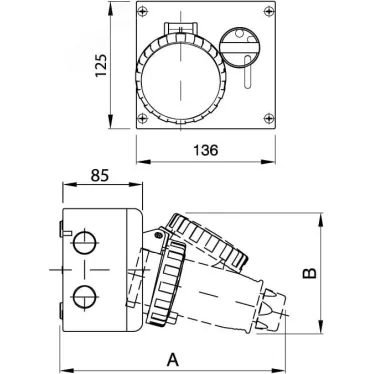 Трансформатор тока CT165 6000A, класс 0.5S, 30ВА