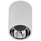 LIGHTING Светильник 4111 накладной потолочный под лампу GU10 белый/хром пластик IEK