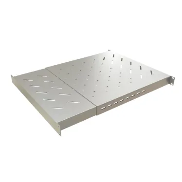 Полка c 19'' креплением. раздвижная. 1U. с регулируемой глубиной установки от 405 мм до 700 мм нагрузка до 220 кг. для установки в шкафы глубиной 600-800 мм цвет серый