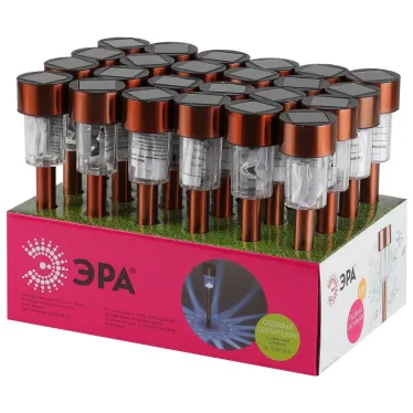 Садовый светильник на солнечной батарее, нержавею щая сталь, ''медный'', 32 см SL-SS30-CPR