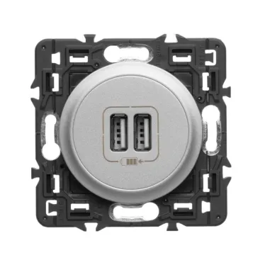 Celiane Панель лицевая розетки USB титан