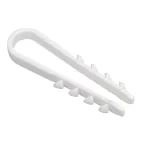 Дюбель-хомут 19-25мм нейлон белый (100шт)
