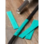 Трубка термоусаживаемая ТУТ нг 12/6 зеленая в отрезках по 1м PROxima