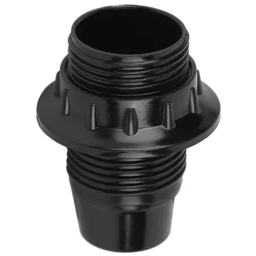 Патрон Е14 с кольцом, бакелит, черный (x50) (50/200/5600)