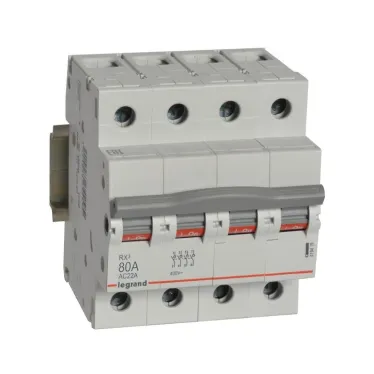 RX3 Выключатель-разъединитель 80А 4П