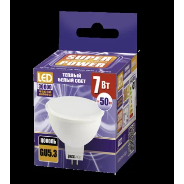 Лампа светодиодная LED 7Вт GU5.3 230V/50Hz теплый SP
