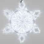 Фигура ARD-SNOWFLAKE-M9-900x900-360LED White (230V, 22W) (Ardecoled, IP65) | 034256 | Arlight