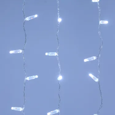 Светодиодная гирлянда ARD-CURTAIN-CLASSIC-2000x9000-CLEAR-2200LED White (230V, 120W) | 024874 | Arlight
