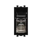 Avanti Компьютерная розетка Черный квадрат RJ-45 модульная, кат. 6 экран, 1 мод