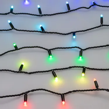 Светодиодная гирлянда ARD-STRING-CLASSIC-10000-BLACK-100LED-LIVE RGB-DMX (24V, 10W) (Ardecoled, IP65) | 031742 | Arlight