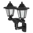 Светильник садовый на солнечной батарее пластик черный 150 см ERASV01-01