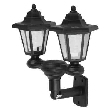 Светильник садовый на солнечной батарее пластик черный 150 см ERASV01-01