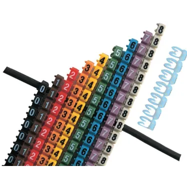 Маркер МКН комплект цифр 0-9 6мм (100шт)