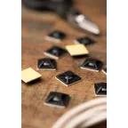 Площадка самоклеящаяся (20х20 мм) черная (100 шт)