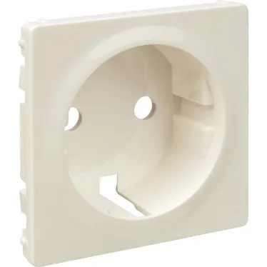 Valena LIFE Лицевая панель розетки 2К+З Белая