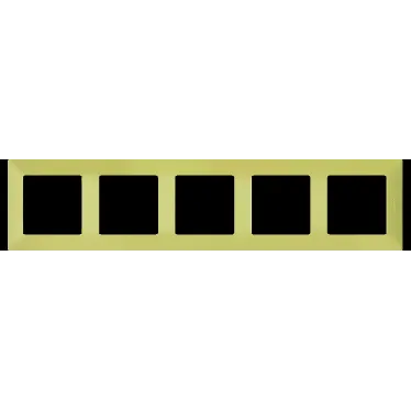 Valena LIFE Рамка 5 постов лайм универсальная