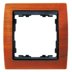 Рамка на 2 поста, S82, вишня - графит