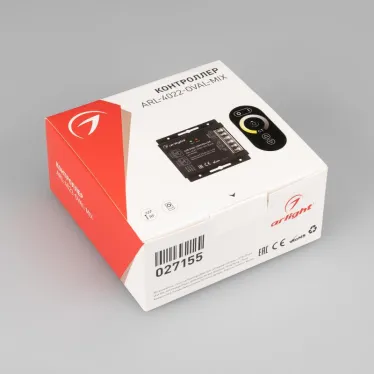 Контроллер ARL-4022-OVAL-MIX Black (12-24V, 2x10A, ПДУ, RF) (ARL, IP20 Металл, 2 года)