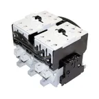 Пускатель электромагнитный ПМ12-063551 УХЛ4 В, 220В/50Гц, 4з+4р, 63А, реверсивный, без реле, IP20