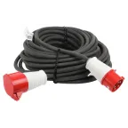 Удлинитель силовой IND380-U-1e-5x4-30m-IP44 на 380В в бухте 1 розетка CEE 5P 30м КГ 5х4 32A IP44