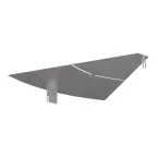 Крышка угла горизонтального изменяемого 0-45 градусов Стандарт 600