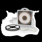 Лента светодиодная LED 2835/120-SMD 9.6 Вт/м 420 лм/м 3000К DC 12В IP20 8мм (блистер 5м) Black Gauss