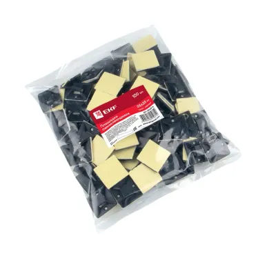 Площадка самоклеящаяся (25х25 мм) черная (100 шт)