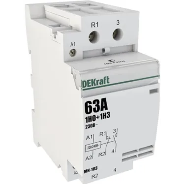 Контактор модульный 1НО+1НЗ 40А 230В МК-103
