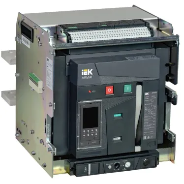 ARMAT Воздушный автоматический выключатель выдвижного исполнения 3P типоразмер E 85кА 3200А расцепитель TD с комплектом аксессуаров 220В: мотор привод катушка включения катушка отключения