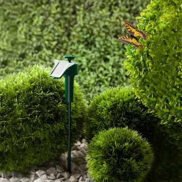 Светильник садовый на солнечной батарее ''Порхающая бабочка'', пластик, цветной, 42 см SL-PL42-BTF