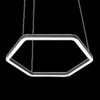 Светильник светодиодный ДСО-78Вт 3000К Enso G черный