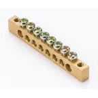 Шина нулевая 6х9 (8групп/край) ШН-102