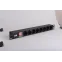 Блок розеток 19 (8шт)PDU с LED выключателем алюминевый профиль 1U ВХОД С14 без шнура | PH12-8D3 | ITK
