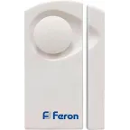 Звонок сигнализация 1 мелодия 2х1.5V/AA, громкоcть 90dB, белый, Feron