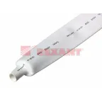 Термоусаживаемая трубка 25,0 12,5 мм, белая, упаковка 10 шт. по 1 м, REXANT