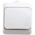 ЭТЮД Выключатель одноклавишный наружный IP44 белый