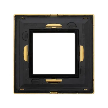 Рамка из металла, ''Avanti'', золотая, 2 модуля