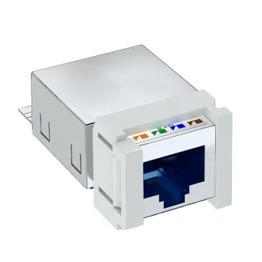 Разъем RJ45 категория 6 экран Snap-In