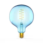 Лампа светодиодная LED Filament Flexible G125-C Sky Blue E27 5W 190lm 1800K 125*178mm 1/10 | 1013802105 | Gauss