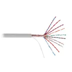 Витая пара U/UTP кат 5E 10х2х24AWG solid PVC 305м серый