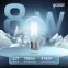 Лампа светодиодная Black LED Filament A60 E27 8W 780lm 4100К | 102802208 | Gauss
